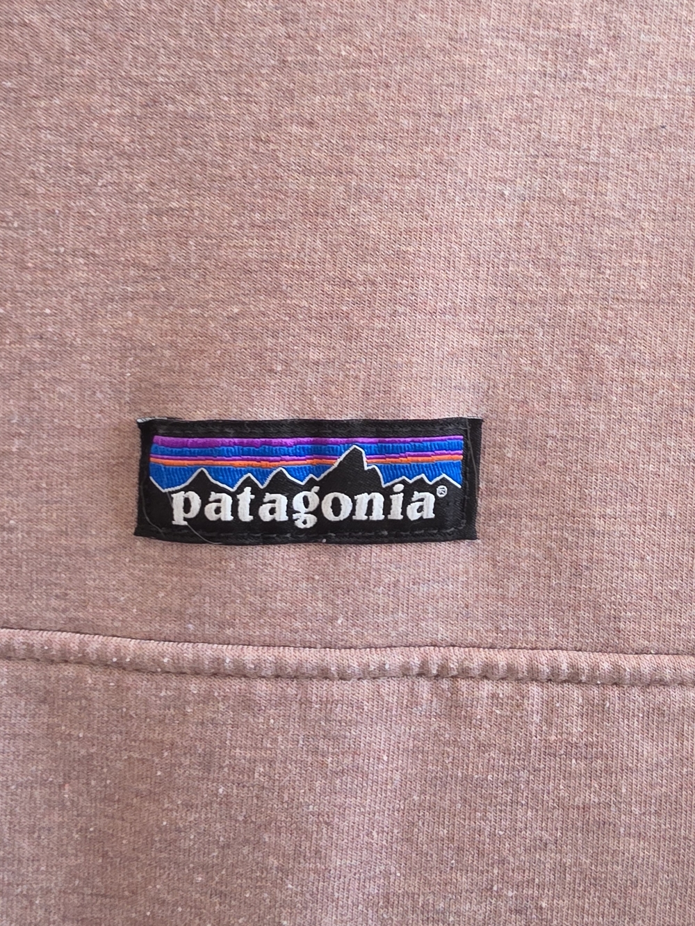Patagonia Ahnya Pullover Quarter Zip Casual Sweatshirt Stingray Mauve - Picture 3 of 10